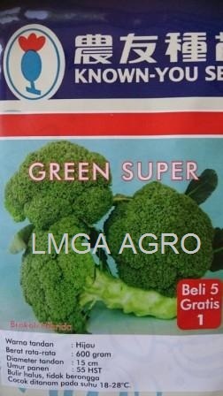 Brokoli Green Super, Benih Brokoli Green Super, Green Super Jual Brokoli Green Super, Known You Seed, Harga Murah, Terbaru, Benih Brokoli Dan Bunga Kol, Lmga Agro